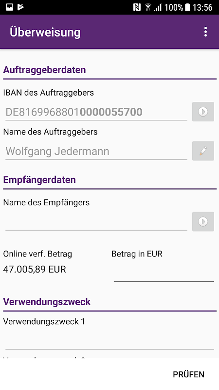 EB-Banking Classic Screenshot 1 