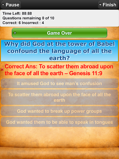 Bible Trivia Quiz Free Bible G Screenshot 3