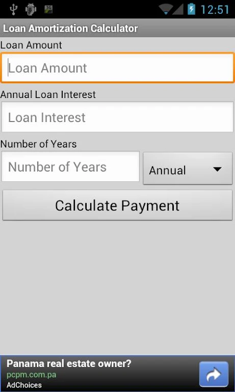 Loan Amortization Calculator Screenshot 3 