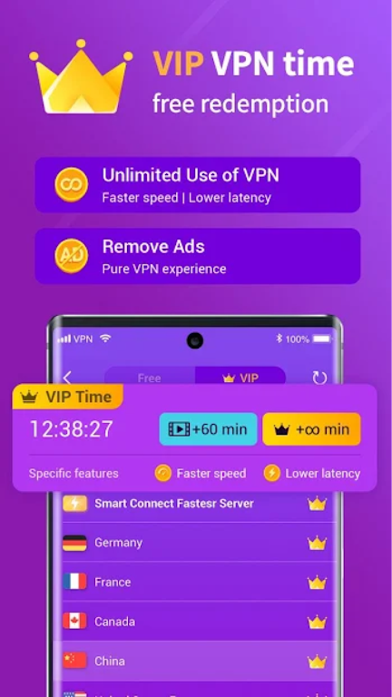 Tik VPN - Free VPN, fast access, unlimited traffic Screenshot 2