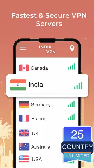 India Fast VPN - Free VPN Proxy Server & Secure Screenshot 2