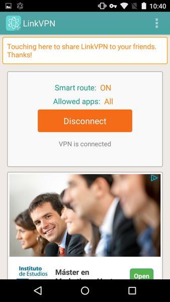 LinkVPN Free VPN Proxy Screenshot 3 