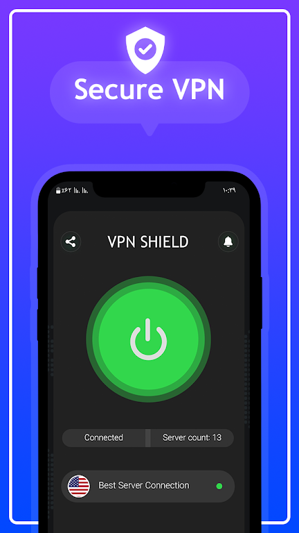 فیل تر شکن قوی اندروید -Pi VPN Screenshot 1 