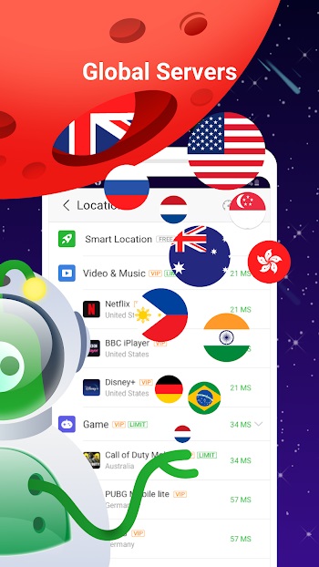 UFO VPN - Best Free VPN Proxy with Unlimited Screenshot 1