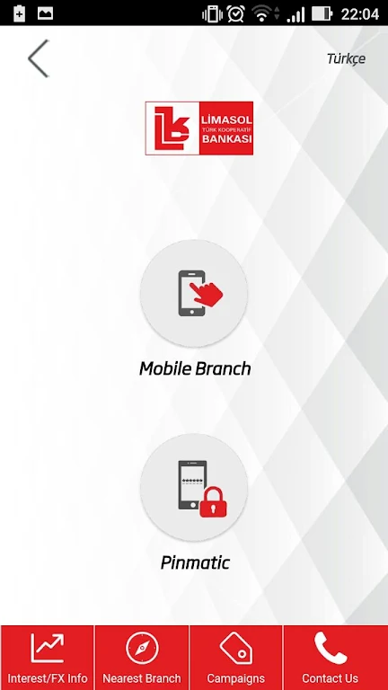 Limasol Bank Mobile Screenshot 1 