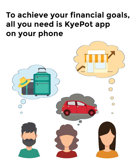 KyePot - The simplest way to save & borrow money Screenshot 1 