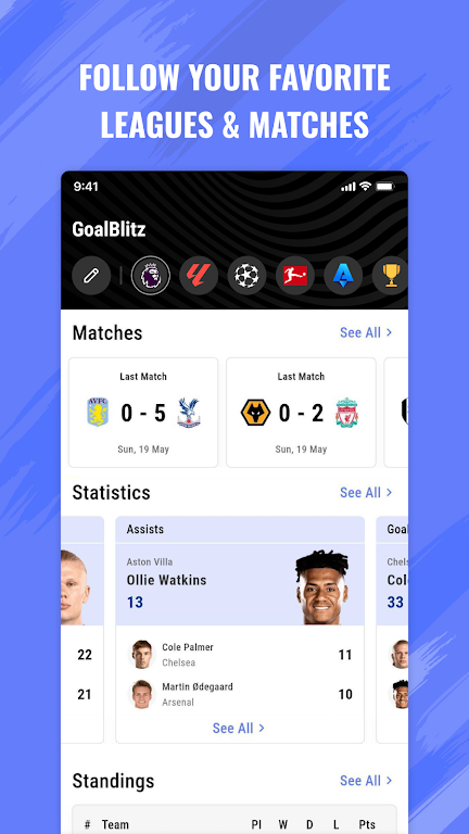 GoalBlitz : Euro 2024 Score Screenshot 1 