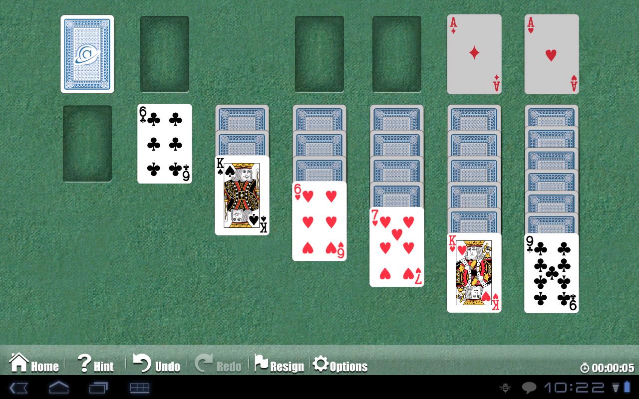 Astraware Solitaire Screenshot 1