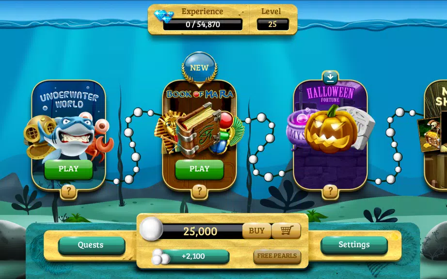 Lucky Pearl Slots Screenshot 3