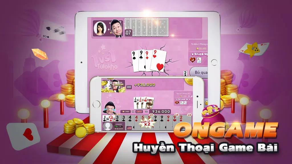 Ongame Tiến lên 1:1 ( Solo ) Screenshot 1 