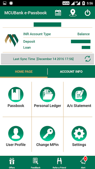 MCUBank e-Passbook Screenshot 2