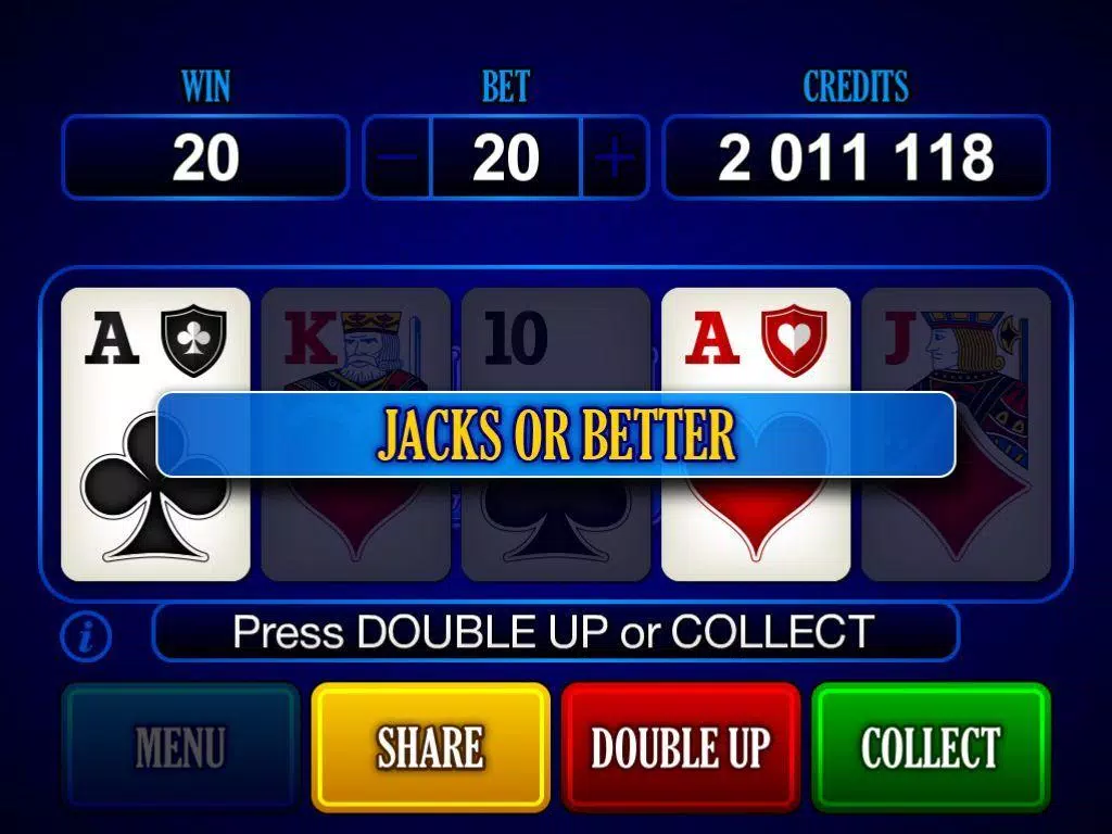 HiLo Video Poker Screenshot 2 