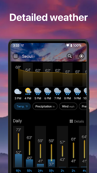 Weather & Widget - Weawow Mod Screenshot 4 