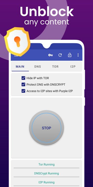 Full Tor VPN: Private and Safe Screenshot 1 