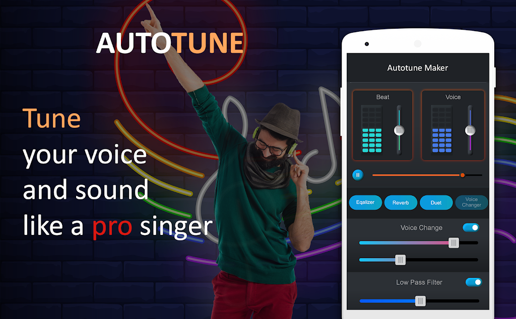 AutoTune – Voice Recorder for Screenshot 3 