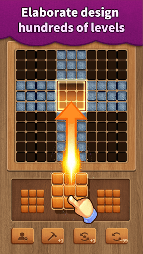 Wood Block Puzzle- win Jigsaw reward Screenshot 4