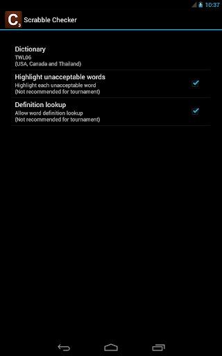 Scrabble Checker Screenshot 2 