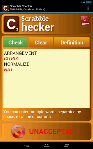 Scrabble Checker Screenshot 4