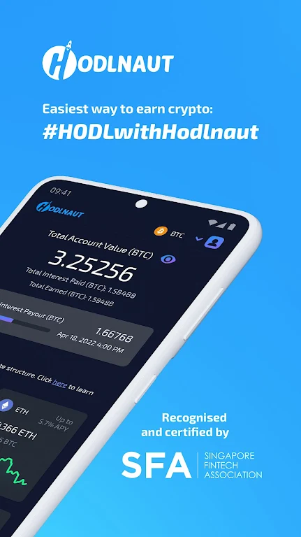 Hodlnaut: Earn Crypto Interest Screenshot 1