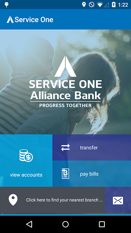 SERVICE ONE Alliance Bank App Screenshot 2