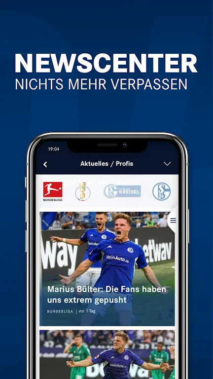 Schalke 04 - Offizielle App Screenshot 2 