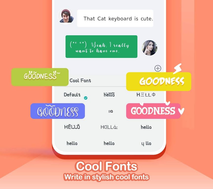 Kika Keyboard – Emoji, Fonts Mod Screenshot 3 