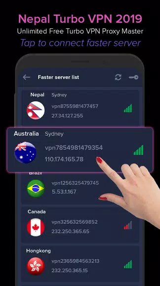 Nepal VPN 2019 - Unlimited Free VPN Proxy Master Screenshot 3