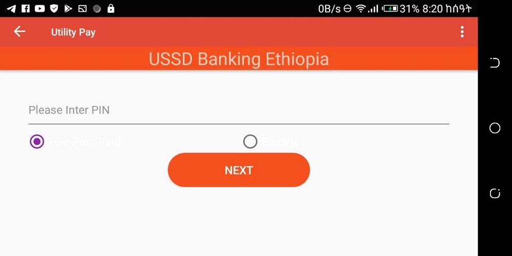 ussd banking ethiopia Screenshot 3 