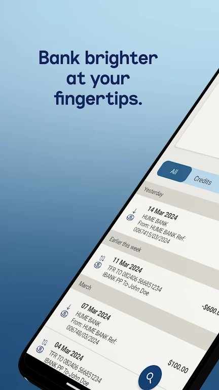 Hume Bank Screenshot 1 
