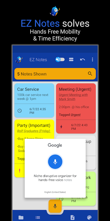 EZ Notes – Notes Voice Notes Mod Screenshot 1 