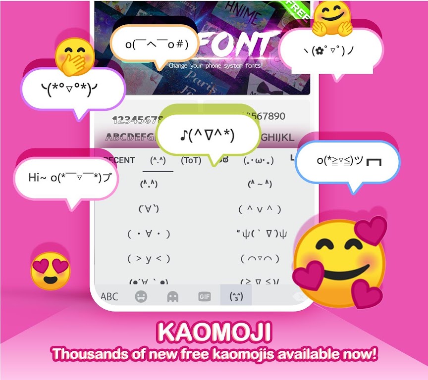 Kika Keyboard – Emoji, Fonts Mod Screenshot 2 