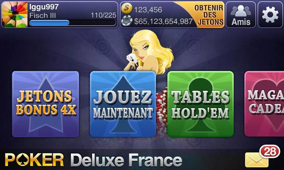 Texas Poker Deluxe Français Screenshot 1 