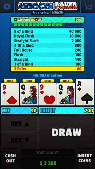 American Poker 3 Stars Screenshot 2 