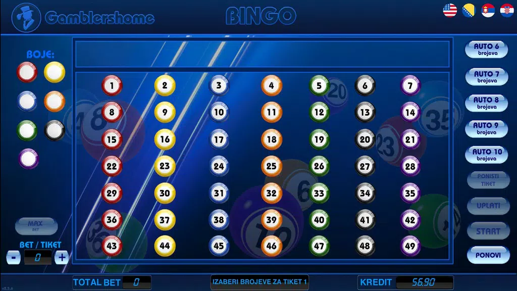 Gamblershome Bingo Screenshot 3