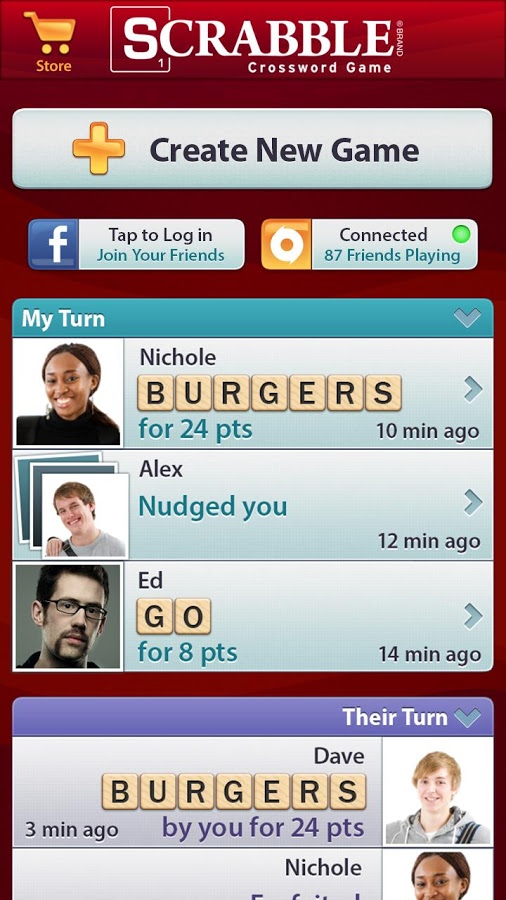 SCRABBLE Screenshot 1