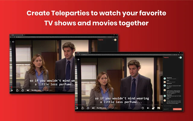 Teleparty - Netflix Party Screenshot 2