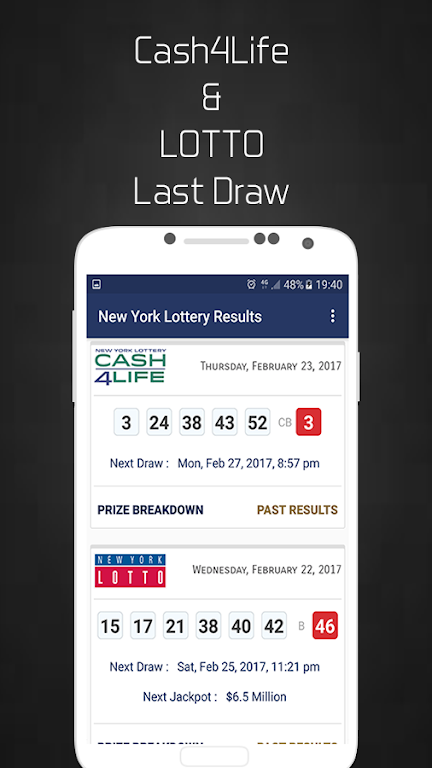 New York Lottery Results Screenshot 2