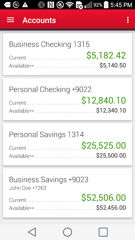 RIAFCU Mobile Banking Screenshot 1 