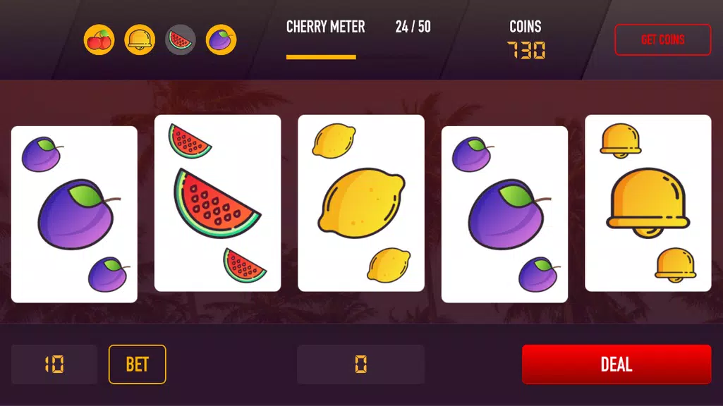 Fruit Poker Video Poker Screenshot 1 