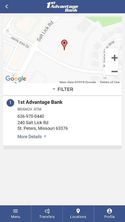 1st Advantage Bank Screenshot 2 