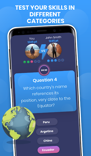 Train your quiz skills and beat others with Quizzy Screenshot 2 