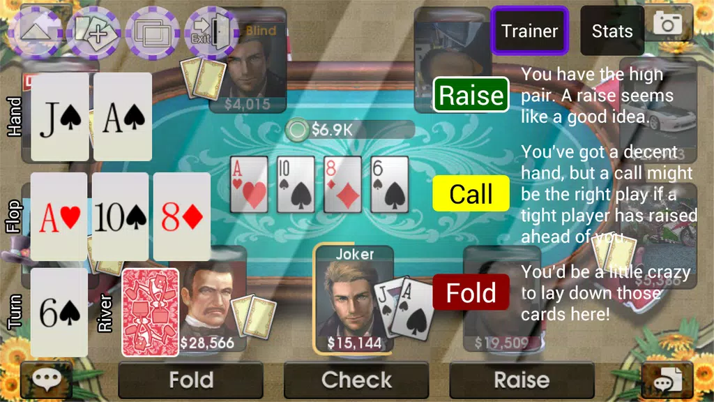 Poker Boss - Hold'em Trainer & Learning App Screenshot 2 