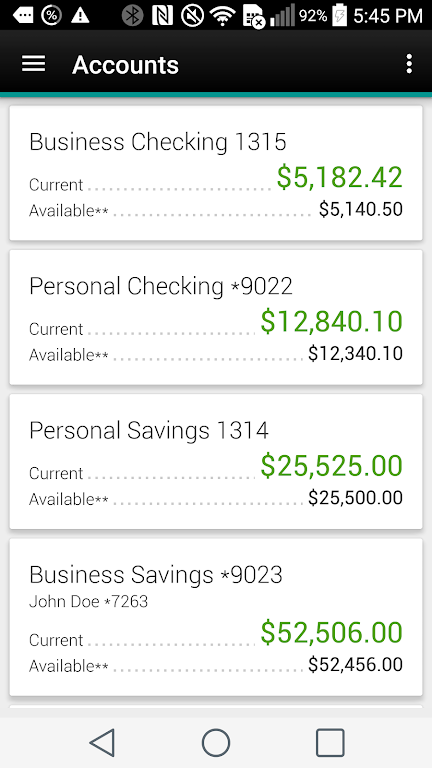 Quincy CU - Mobile Banking Screenshot 1