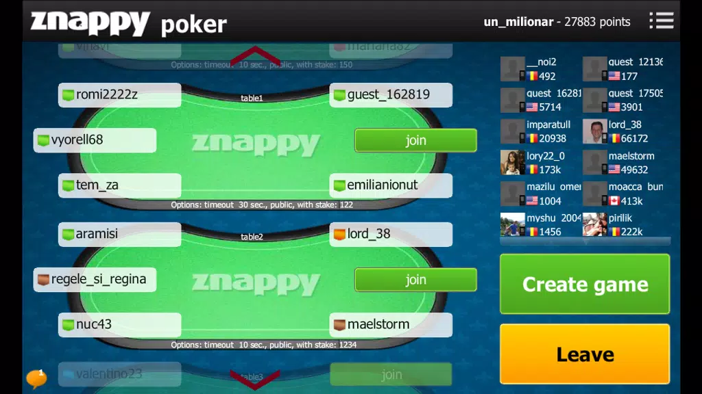 Poker Znappy Screenshot 2 