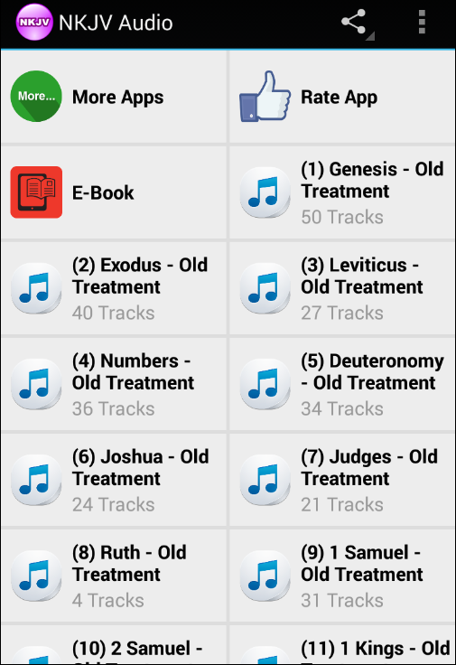 NKJV Bible Free Download Offline Audio Screenshot 1 