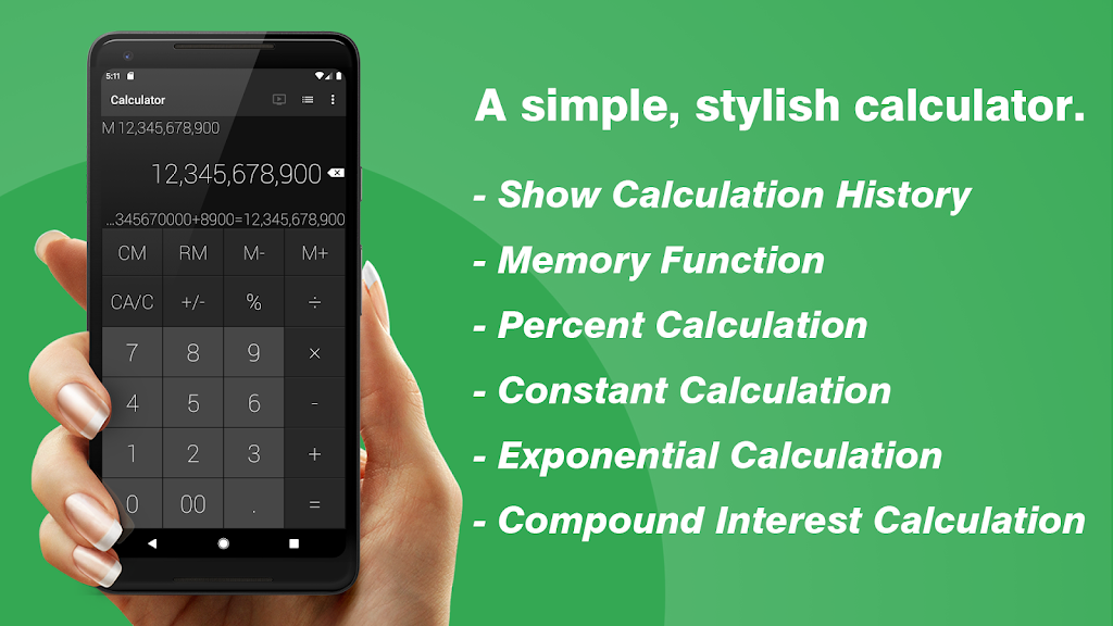 Calculator – Simple & Stylish Mod Screenshot 1