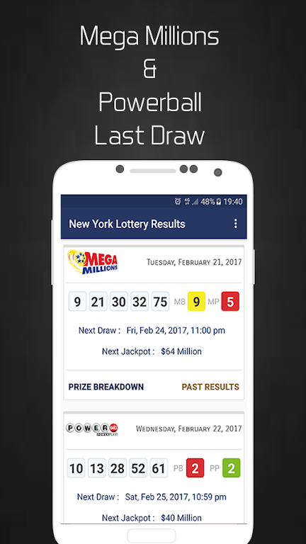 New York Lottery Results Screenshot 1 