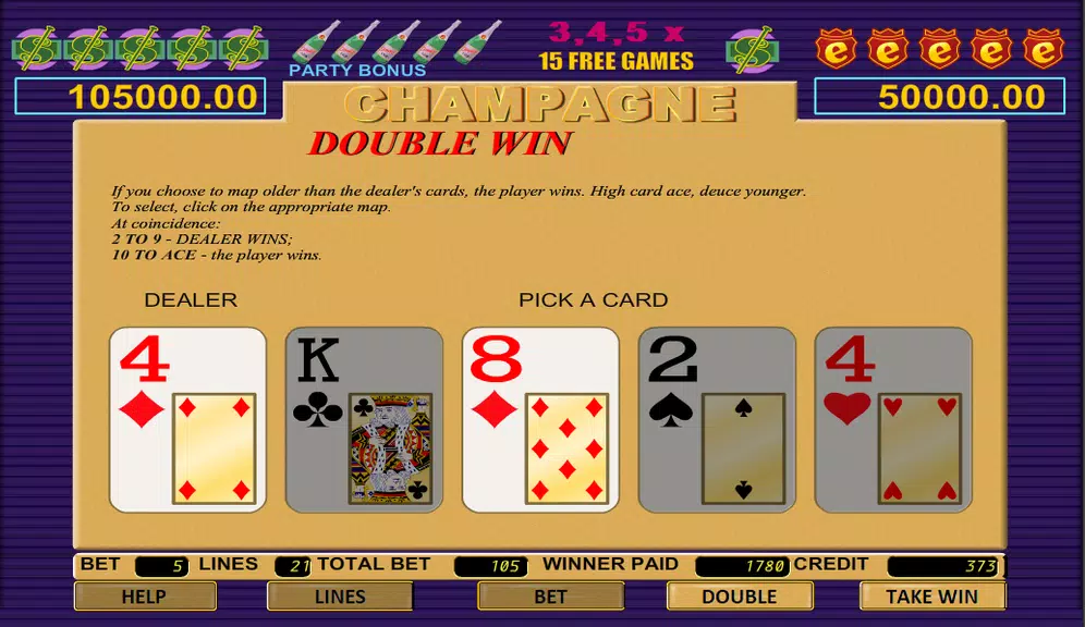 Champagne Slot Screenshot 3