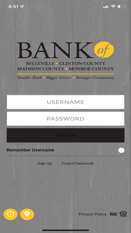 Bank of Belleville Screenshot 1