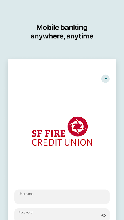 SF Fire CU Mobile Banking Screenshot 1 